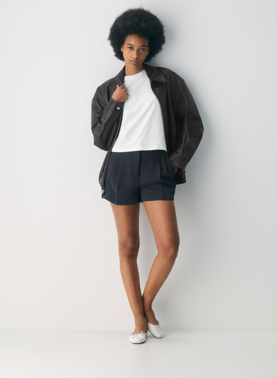 the effortless short mini - crepette dark nat navy