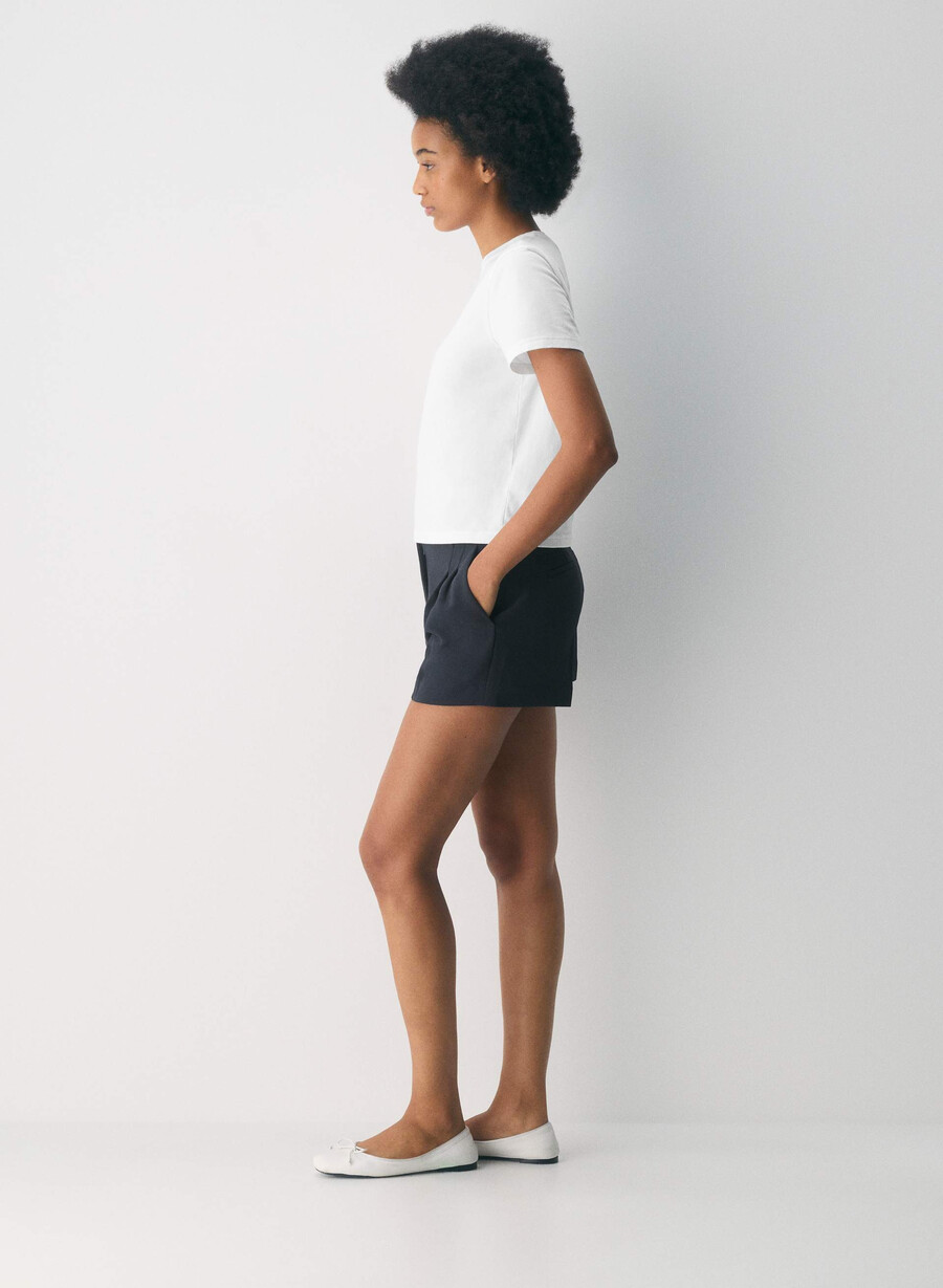the effortless short mini - crepette dark nat navy