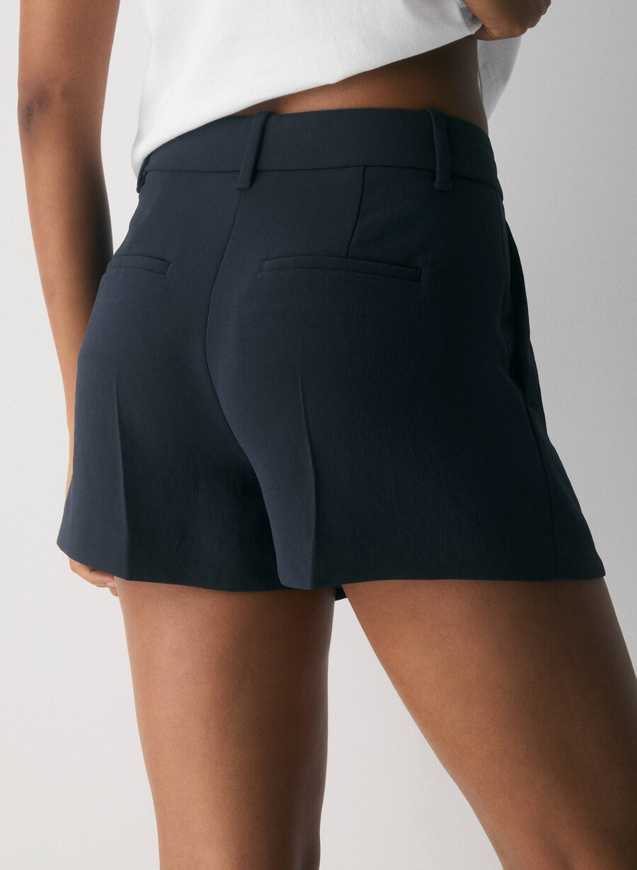 the effortless short mini - crepette dark nat navy