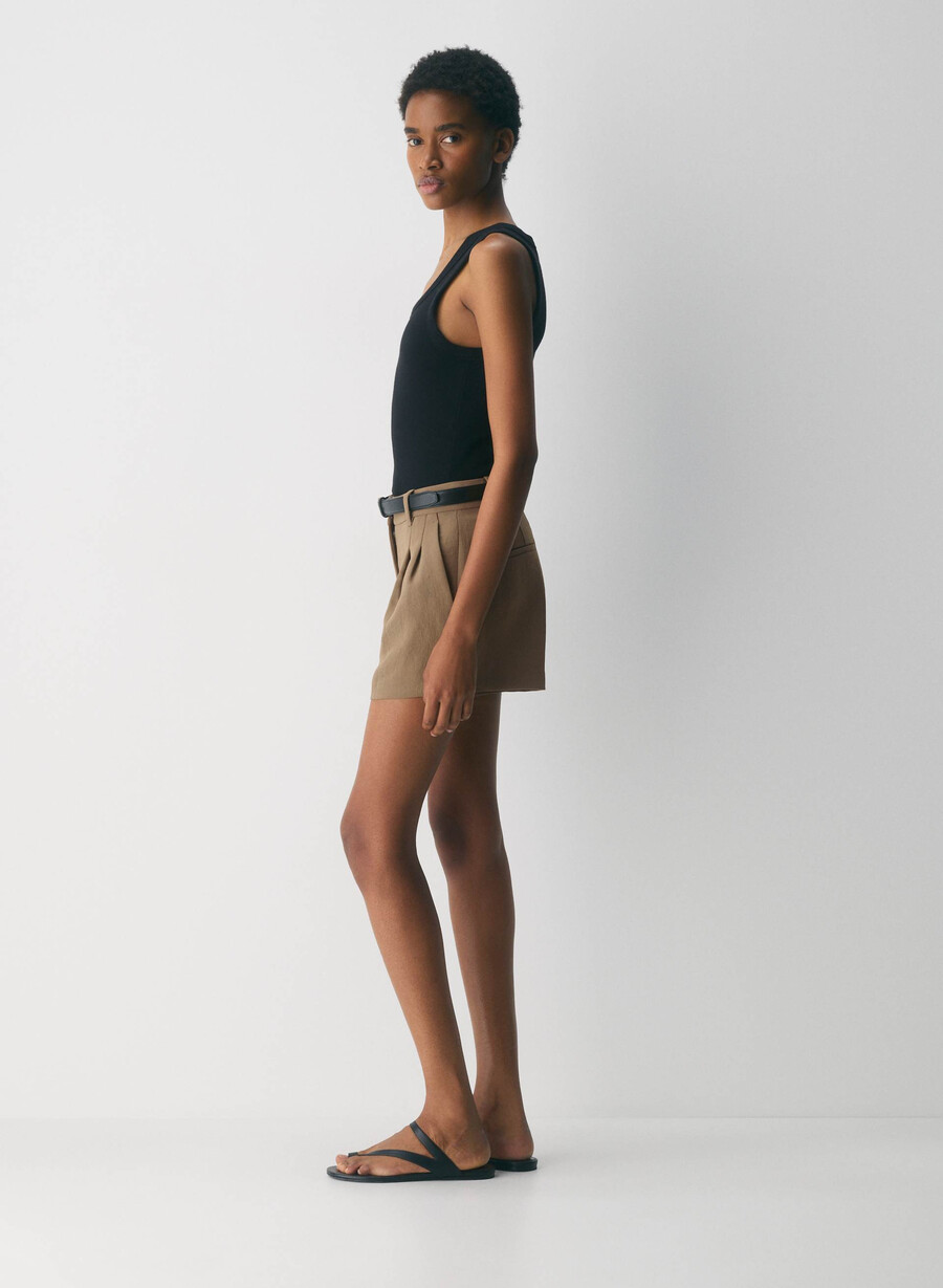 the effortless short mini - crepette folio brun