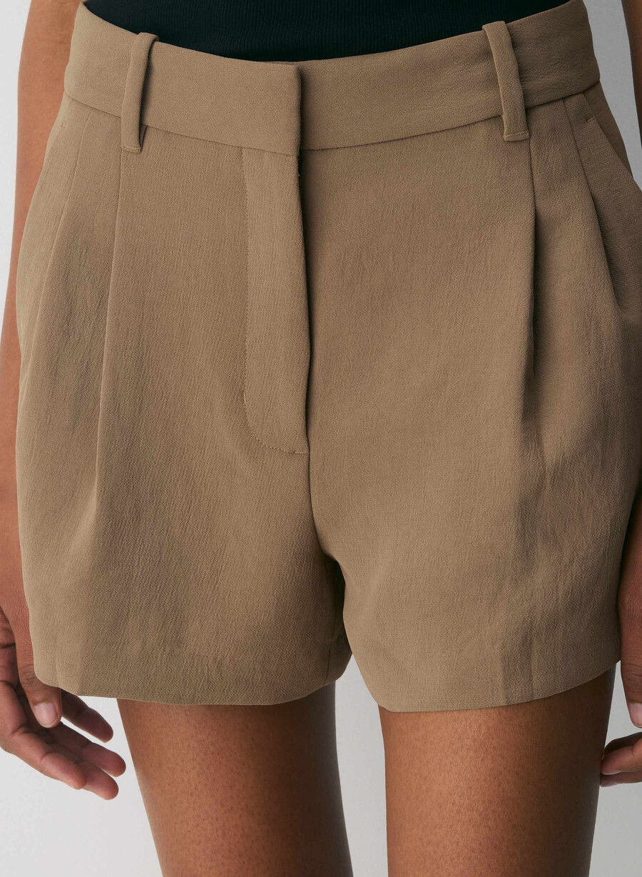the effortless short mini - crepette folio brun