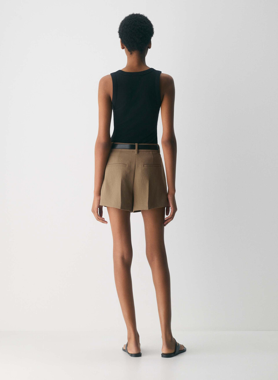 the effortless short mini - crepette folio brun