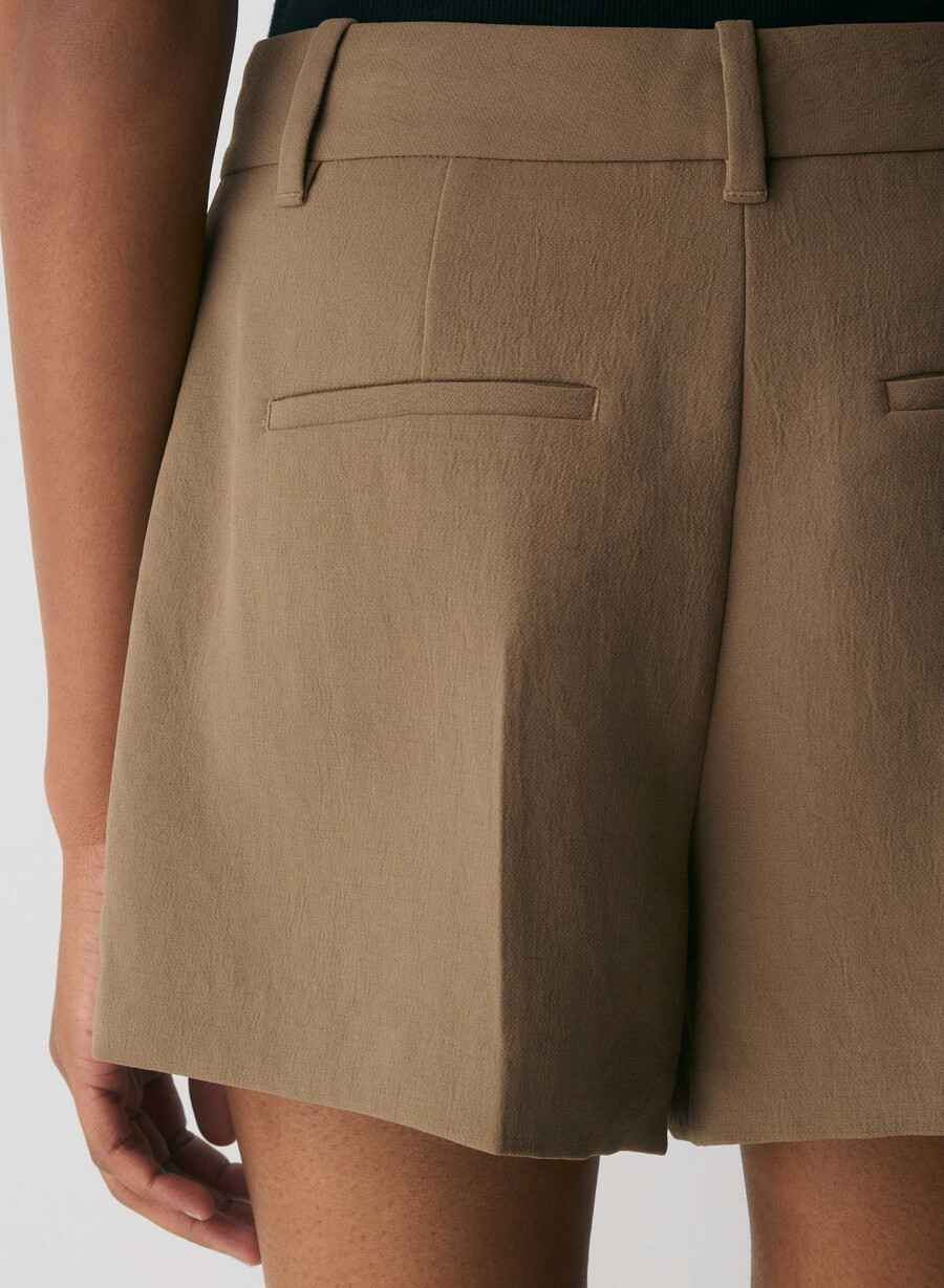 the effortless short mini - crepette folio brun