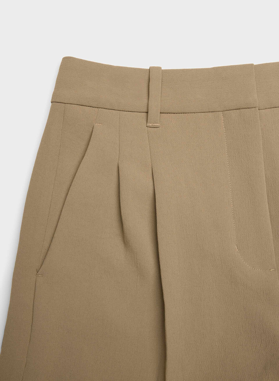 the effortless short mini - crepette folio brun