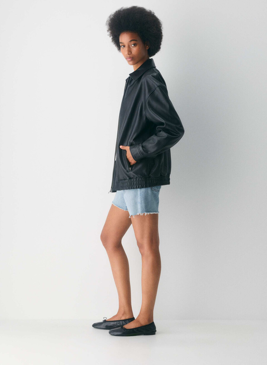 denim forum ex-pojkvännen mid thigh shorts 7 År bleu taboo