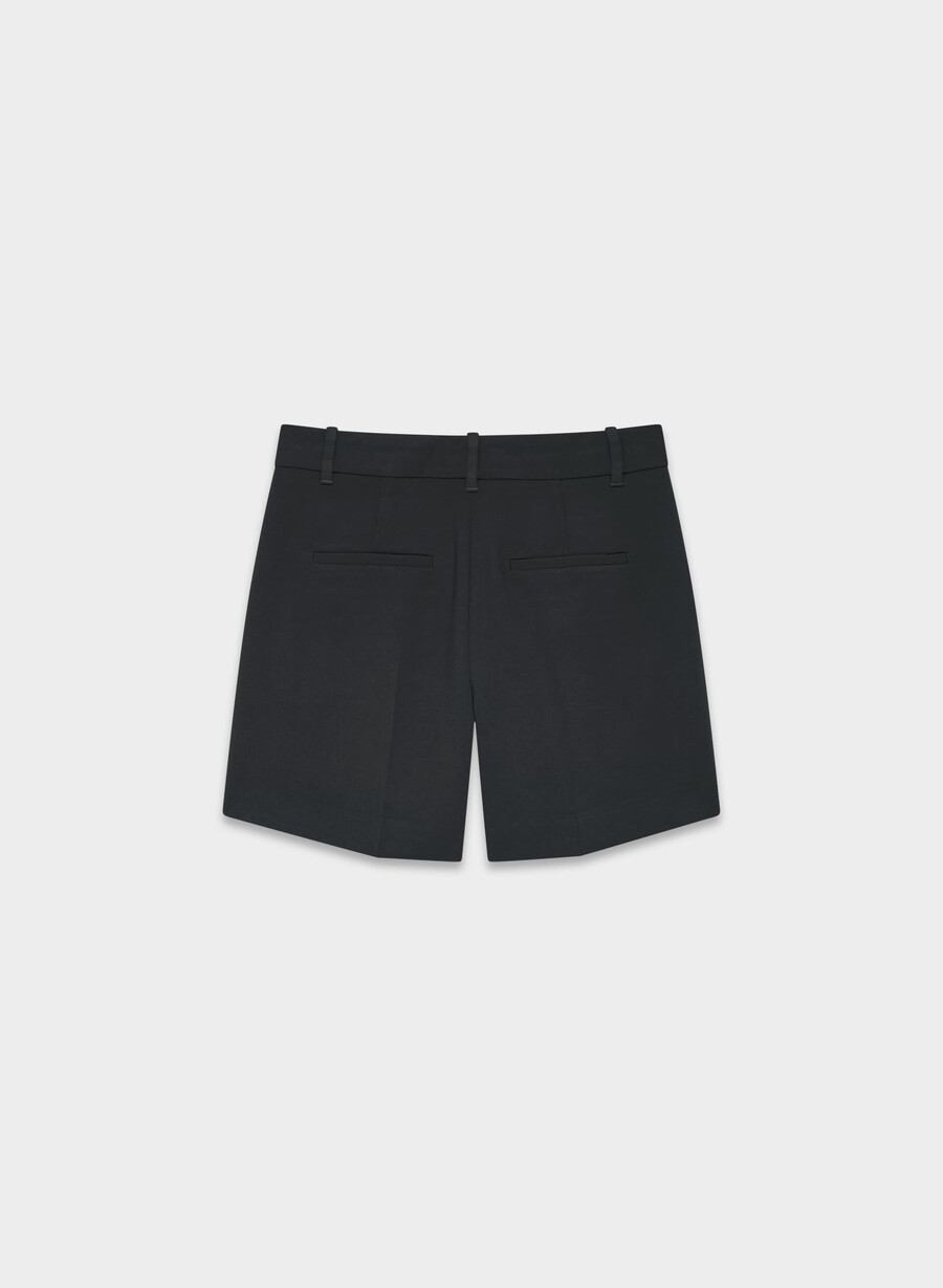 effortless short mid-thigh - crepette black