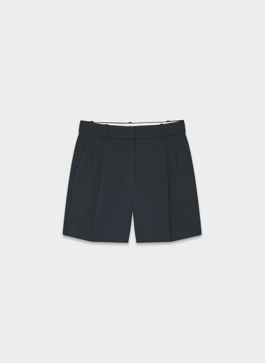 the effortless short mid-thigh - crepette dark nat navy