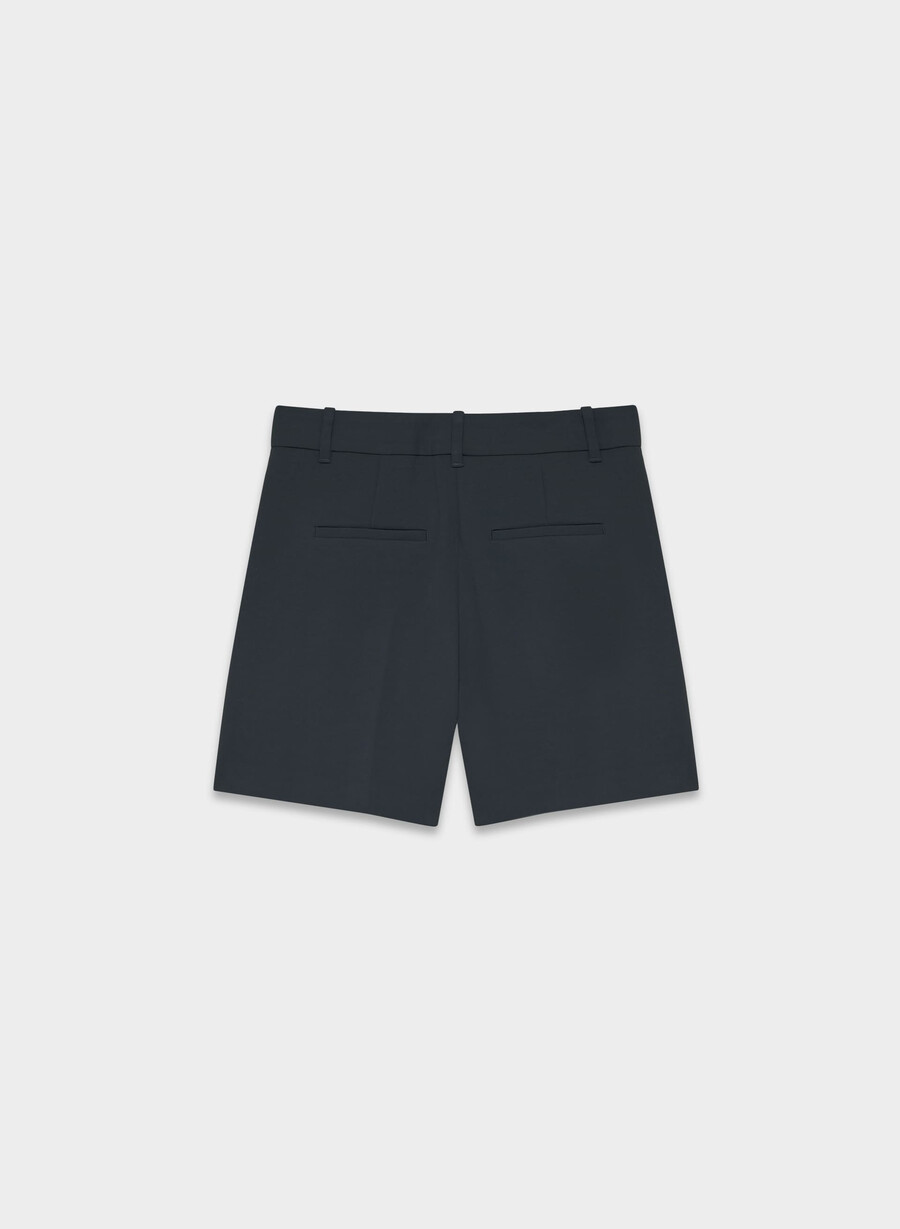 the effortless short mid-thigh - crepette dark nat navy