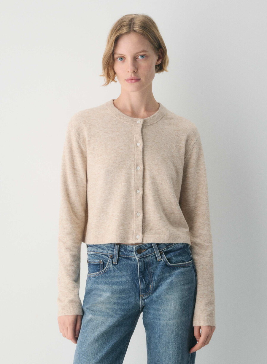 softspoke sicily cardigan ljusgrön havregrynsgrön