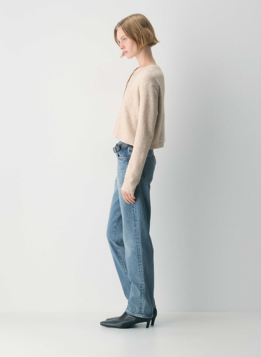 softspoke sicily cardigan ljusgrön havregrynsgrön