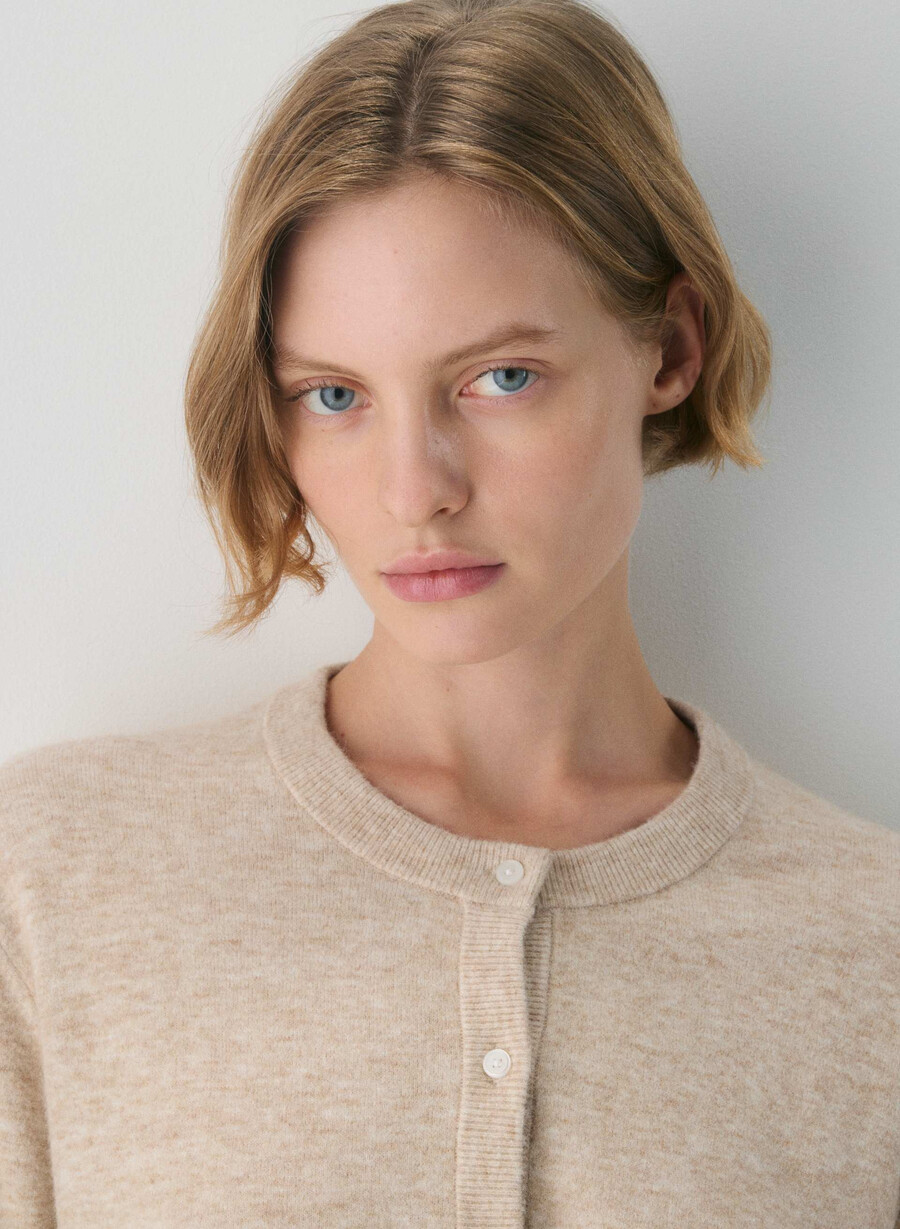 softspoke sicily cardigan ljusgrön havregrynsgrön