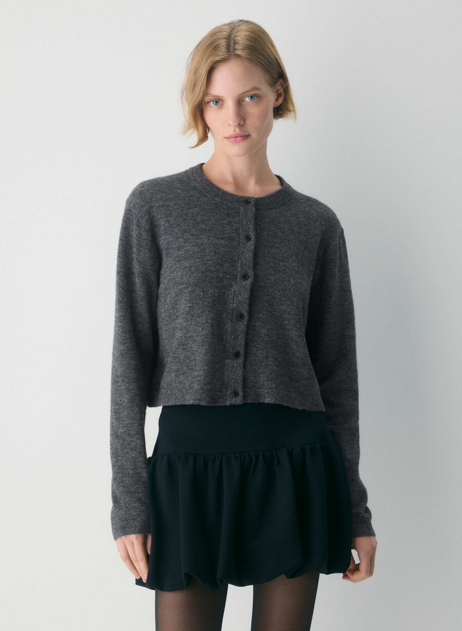 softspoke sicily cardigan mörk olivgrön