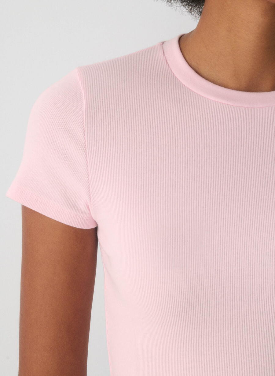 homestretch ribbad tune midja t-shirt villa rosa