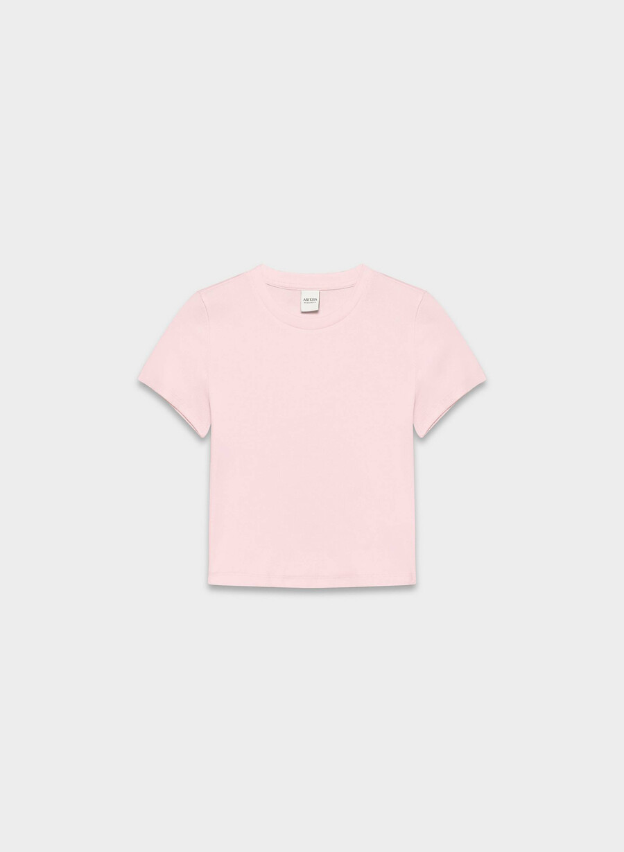 homestretch ribbad tune midja t-shirt villa rosa