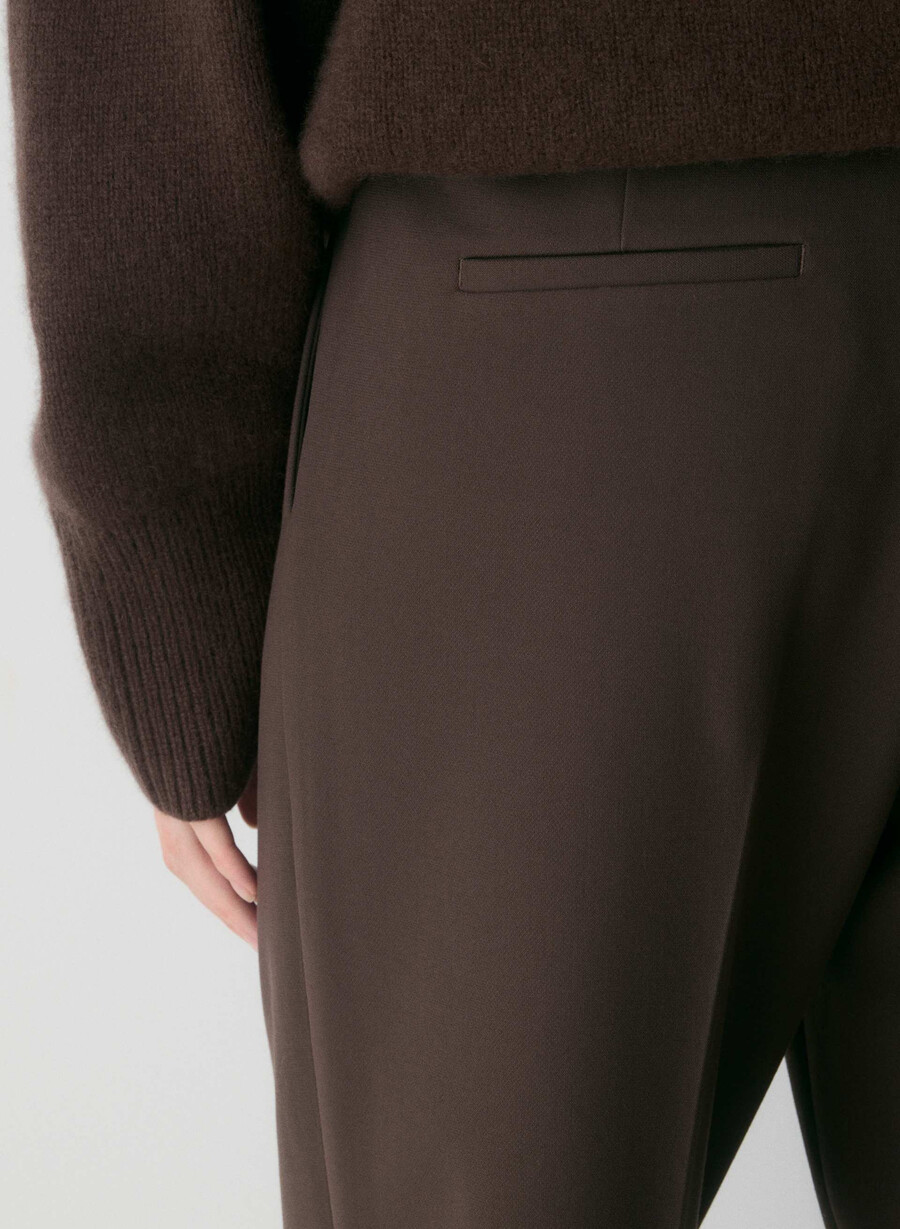 the effortless pant - Återväsentlig rik mochabrun