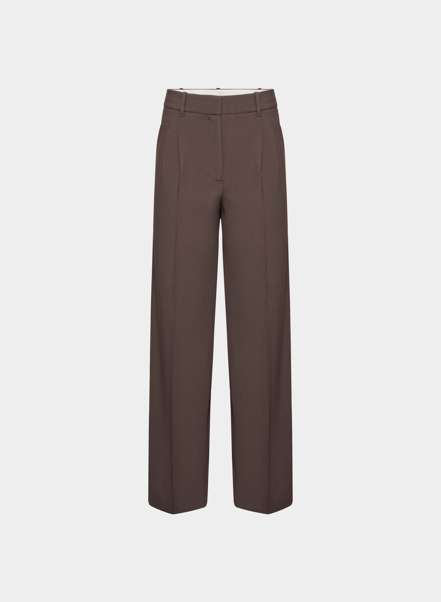 the effortless pant - Återväsentlig rik mochabrun