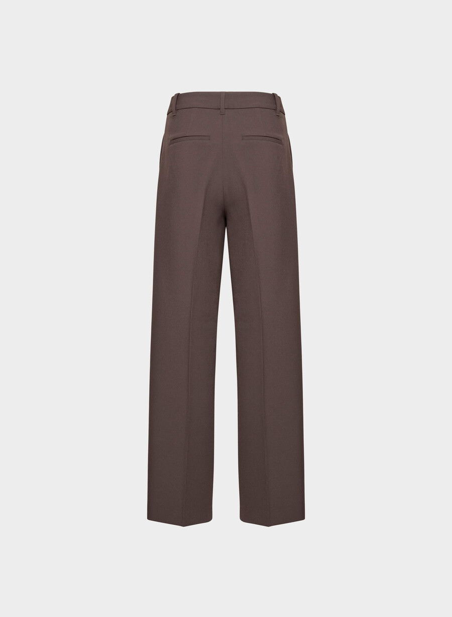 the effortless pant - Återväsentlig rik mochabrun