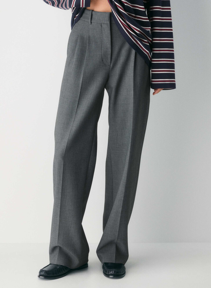 the effortless pant - Återväsentlig ljunggrön