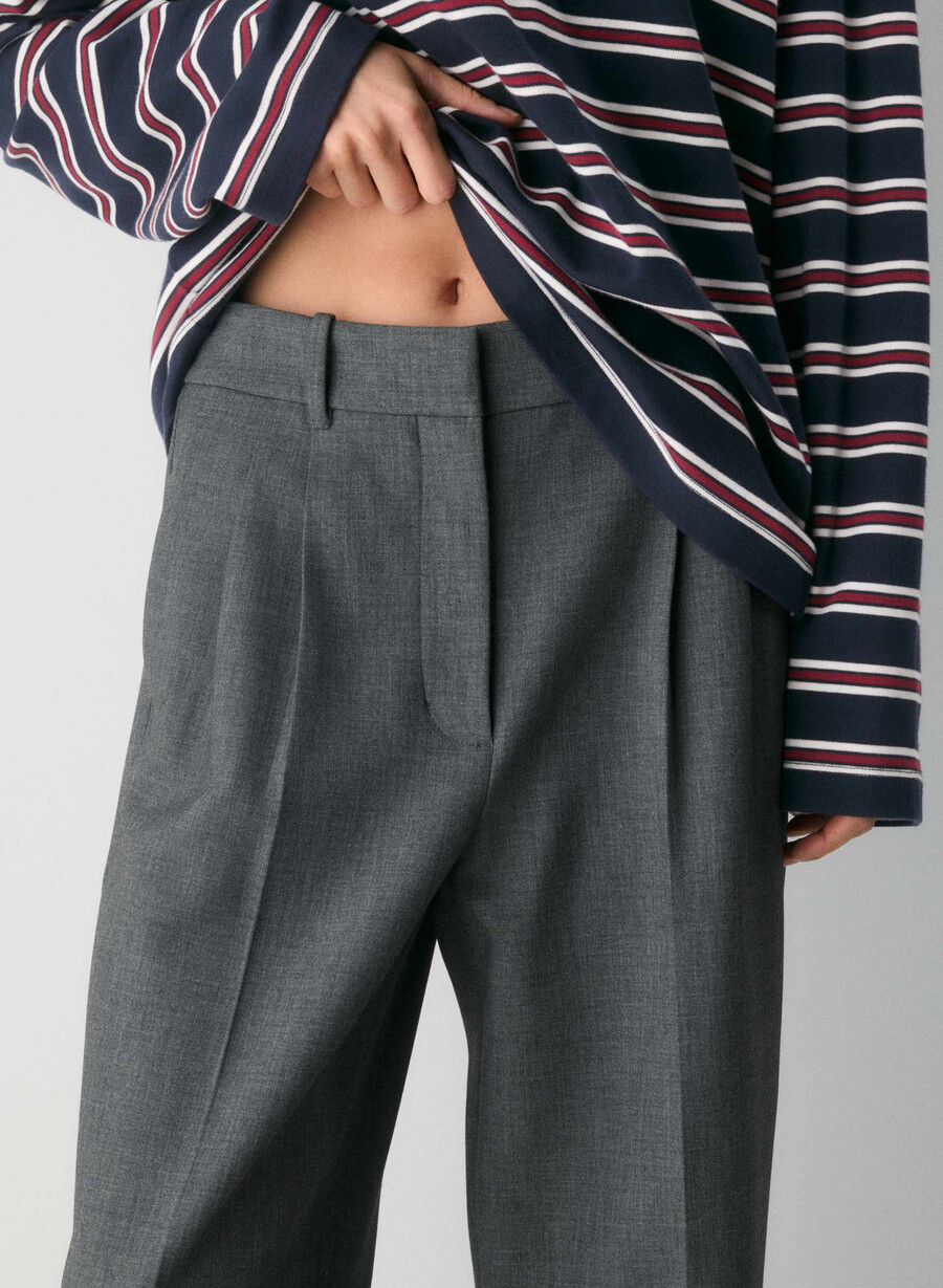 the effortless pant - Återväsentlig ljunggrön