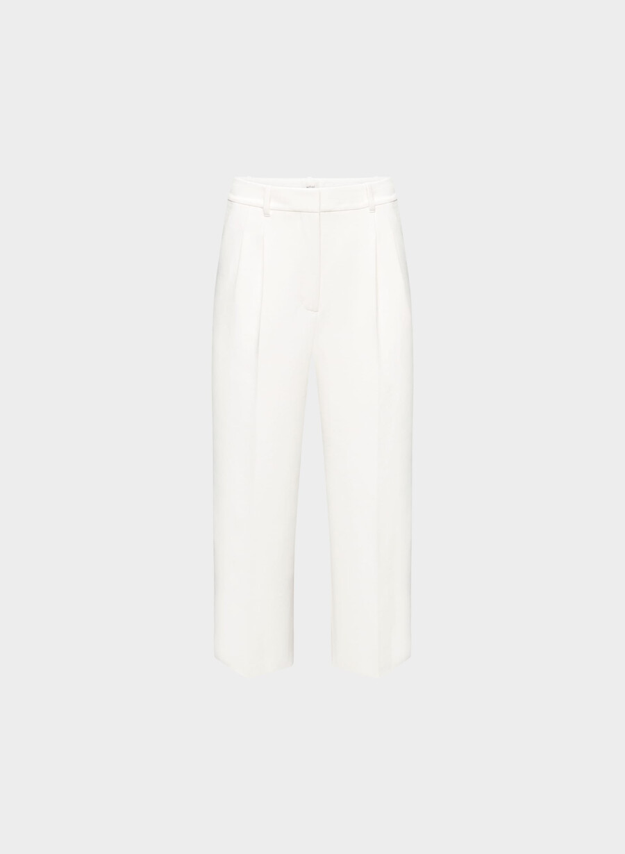 the effortless pant cropped - crepette ljus bjÖrk