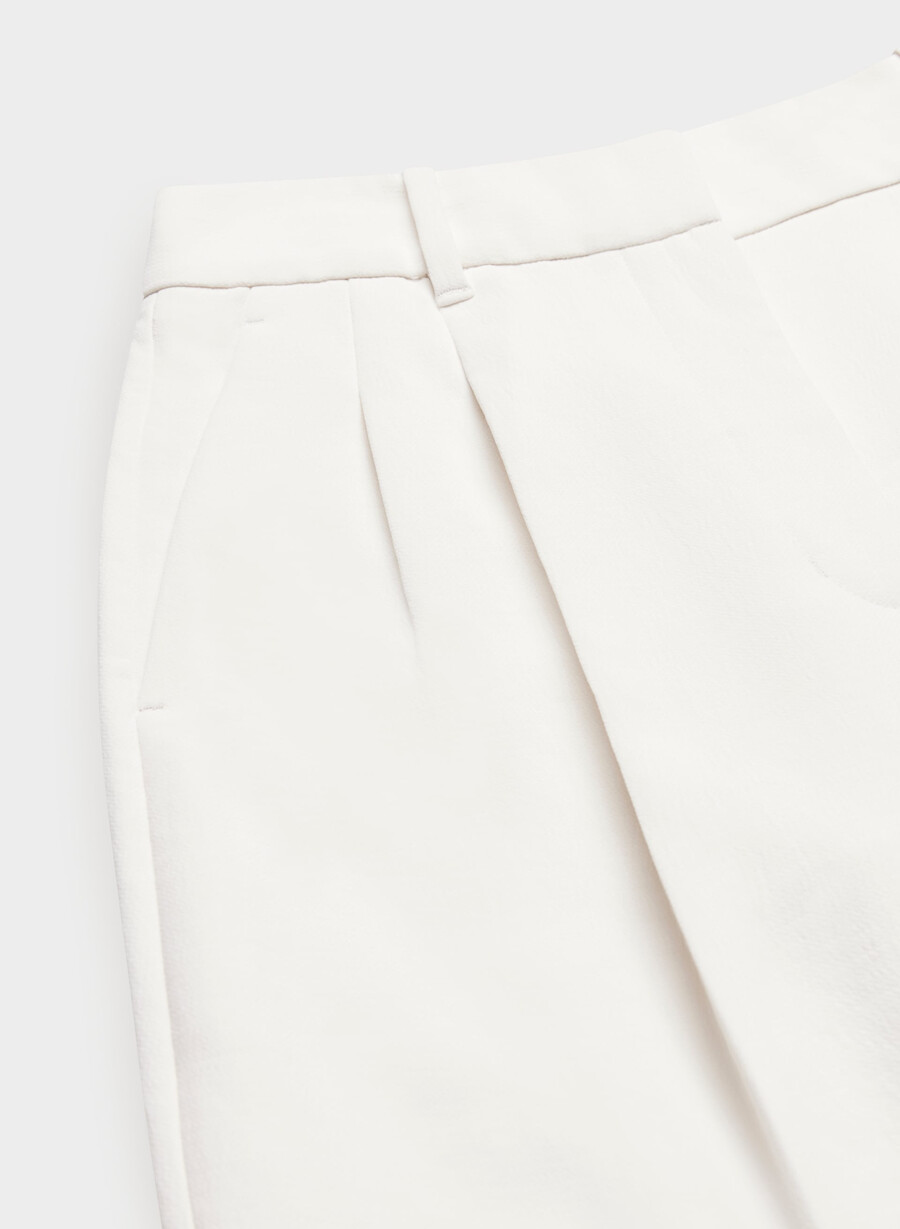 the effortless pant cropped - crepette ljus bjÖrk