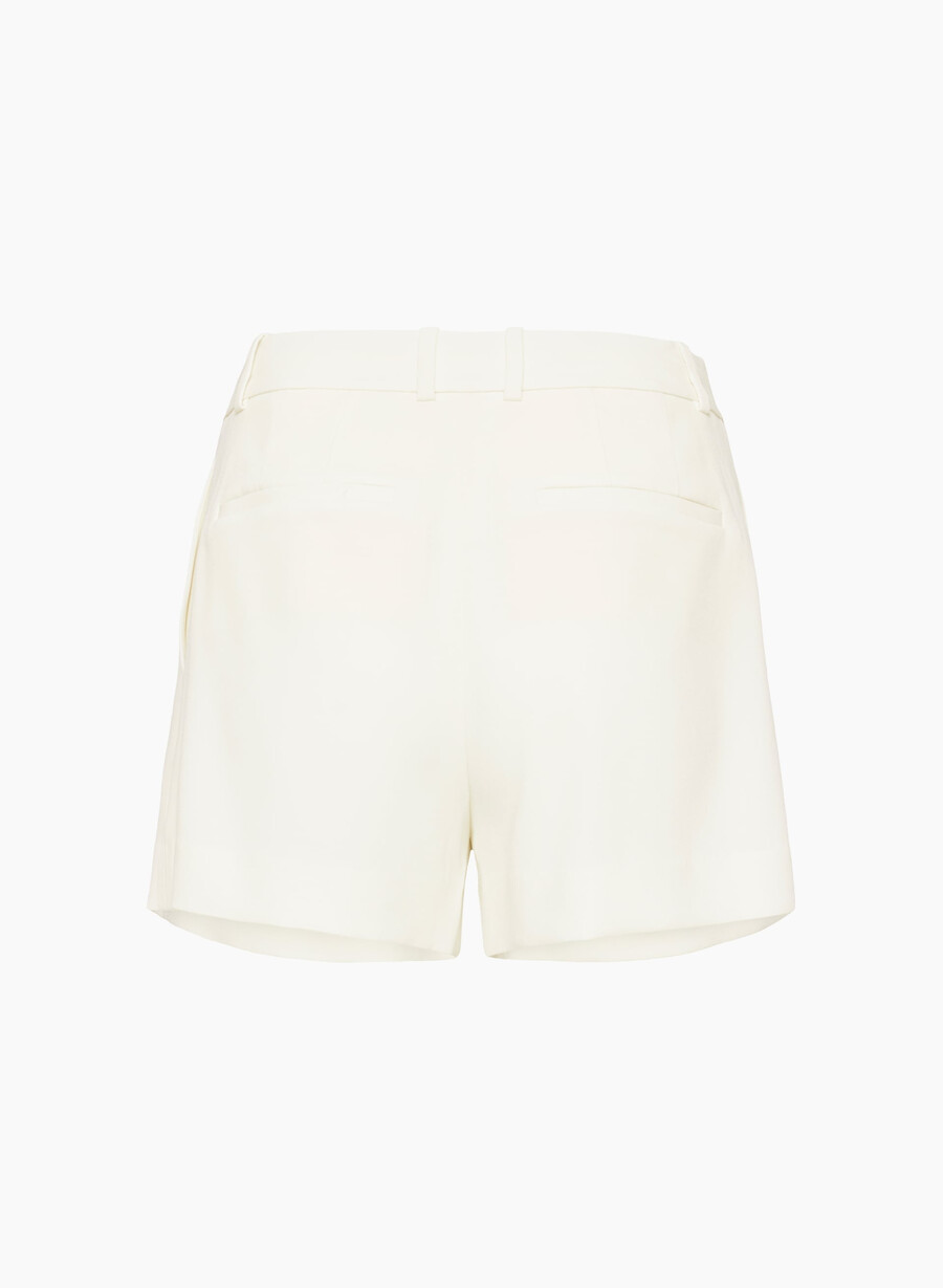 plisserad mini kort ljus bjÖrk