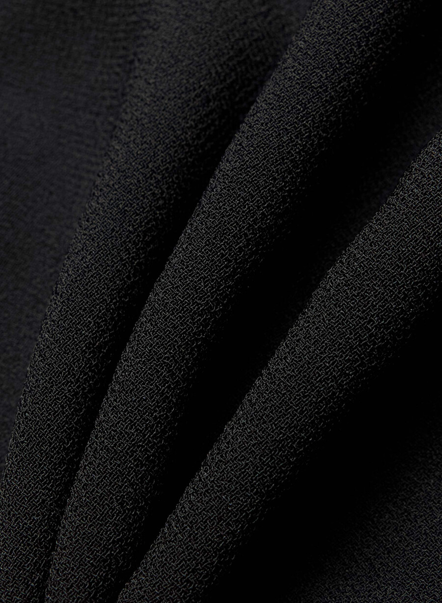 plisserade minishorts svart