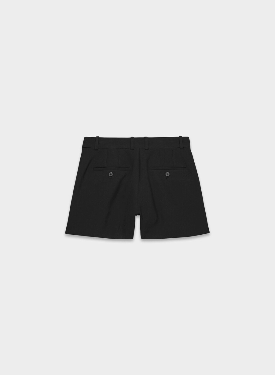plisserade minishorts - Återväsentlig svart