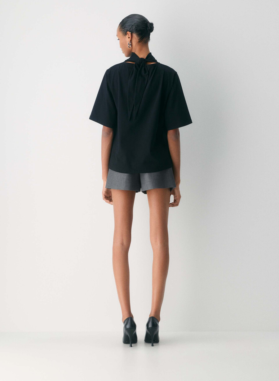 plisserade minishorts - Återväsentliga ljunggrön