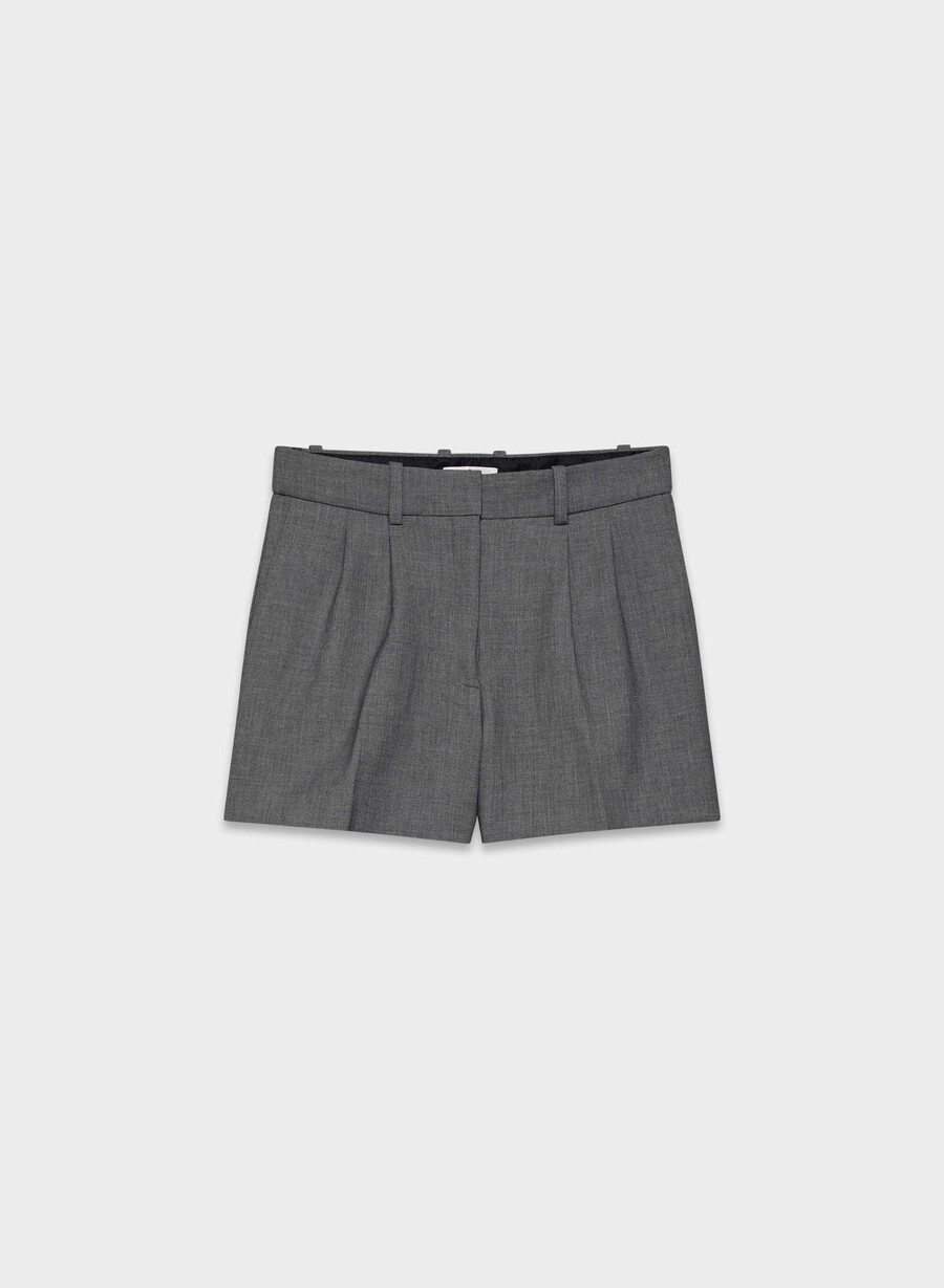 plisserade minishorts - Återväsentliga ljunggrön