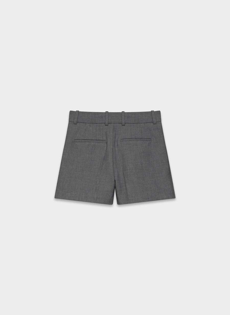 plisserade minishorts - Återväsentliga ljunggrön