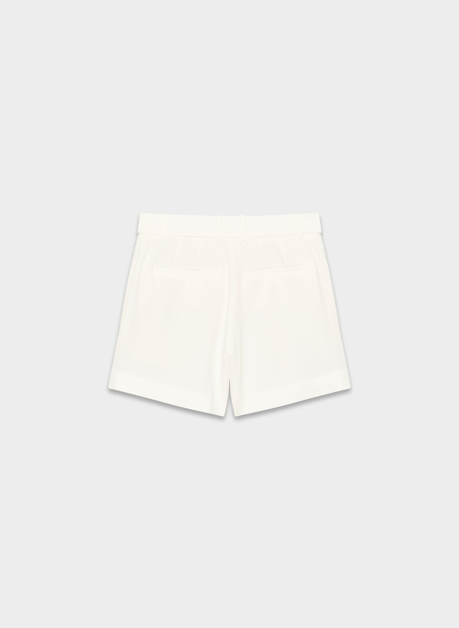 plisserade shorts till mitten av låret espace