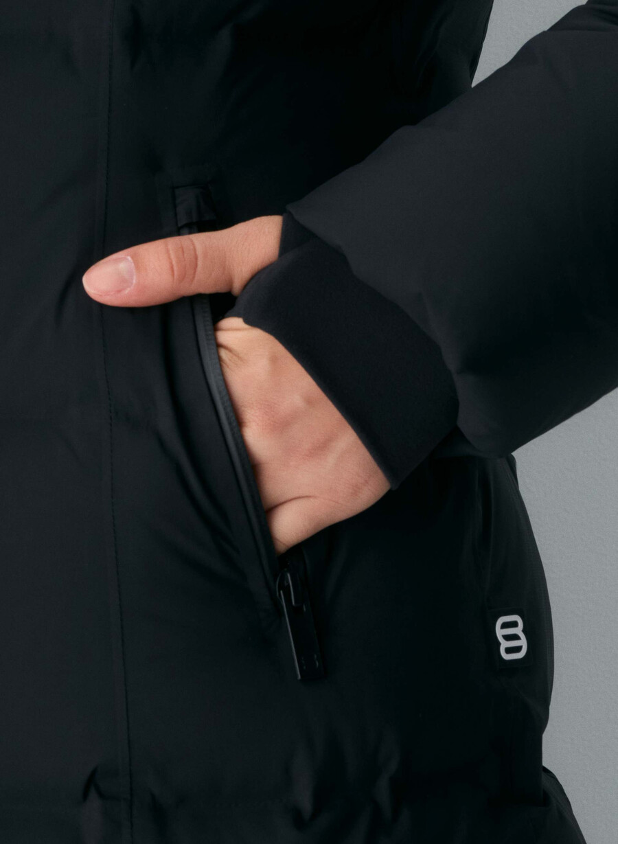 supersnug puff₂o lång - rainstop svart