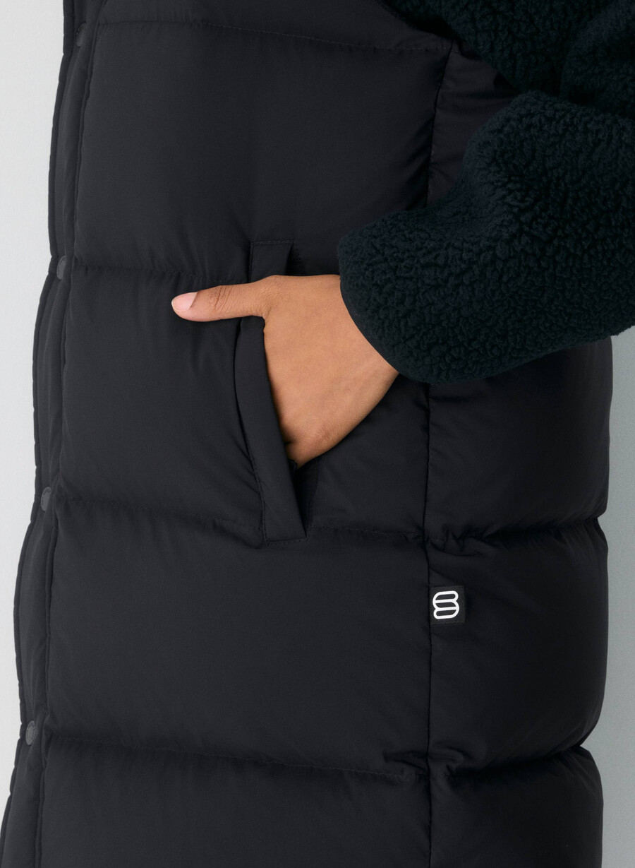 super puff mellanvästen - climatte svart