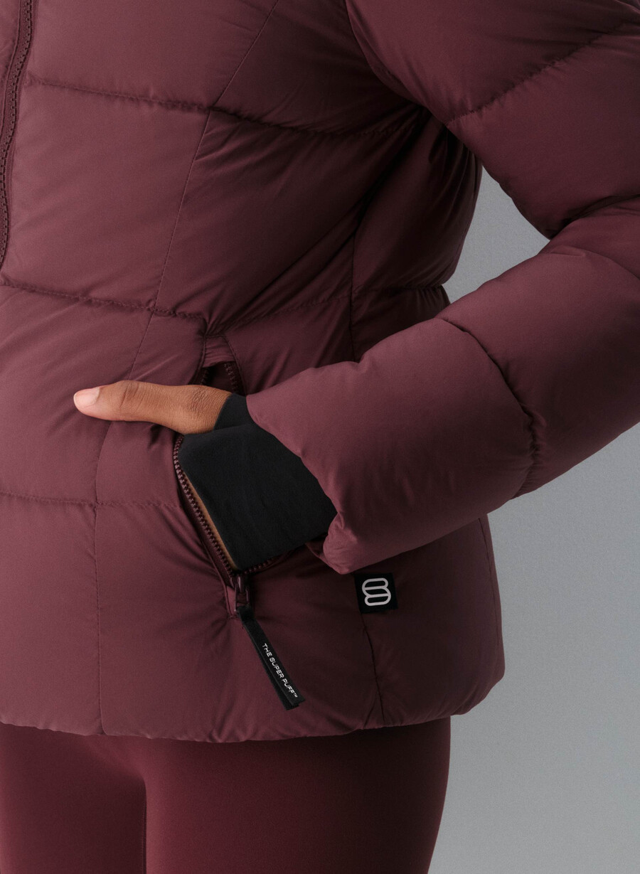 supersnug puff - climatte kryddig burgundy