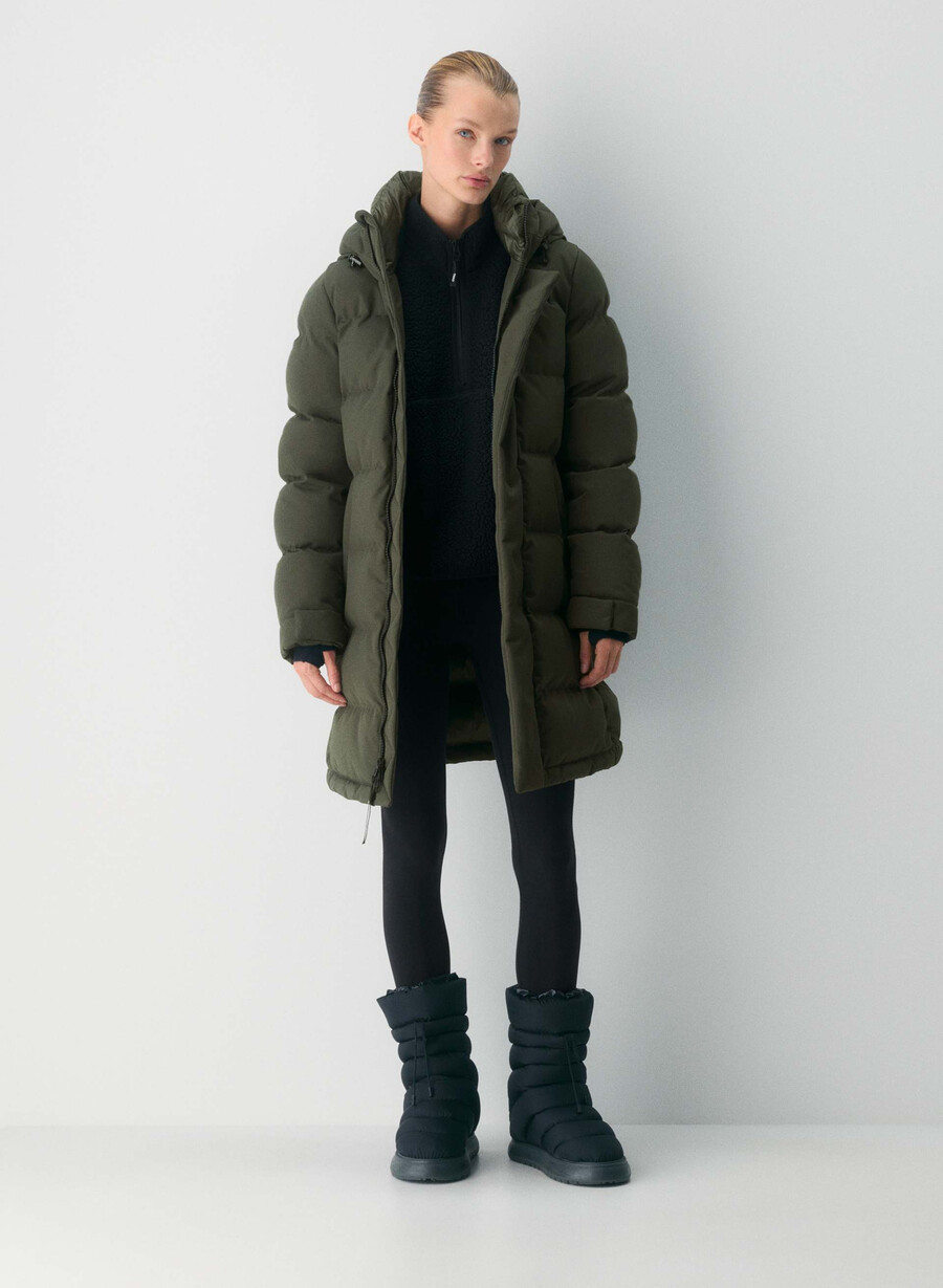 super arctic parka mid - arctic twill flintgrÖn