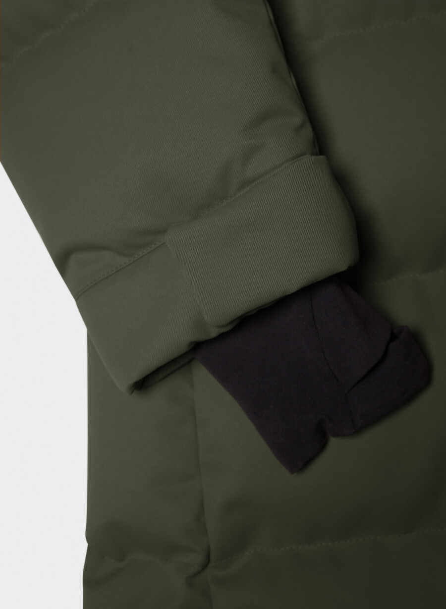 super arctic parka mid - arctic twill flintgrÖn