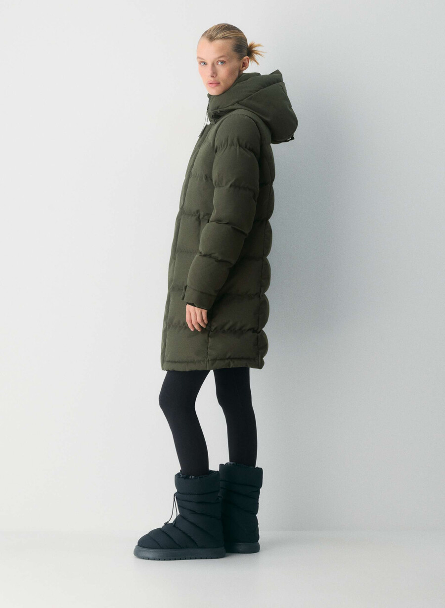 super arctic parka mid - arctic twill flintgrÖn