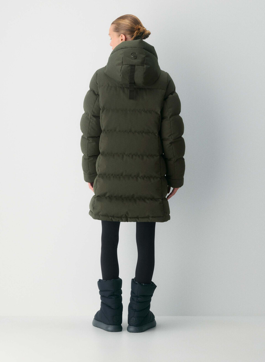 super arctic parka mid - arctic twill flintgrÖn