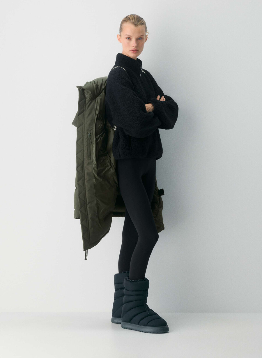 super arctic parka mid - arctic twill flintgrÖn