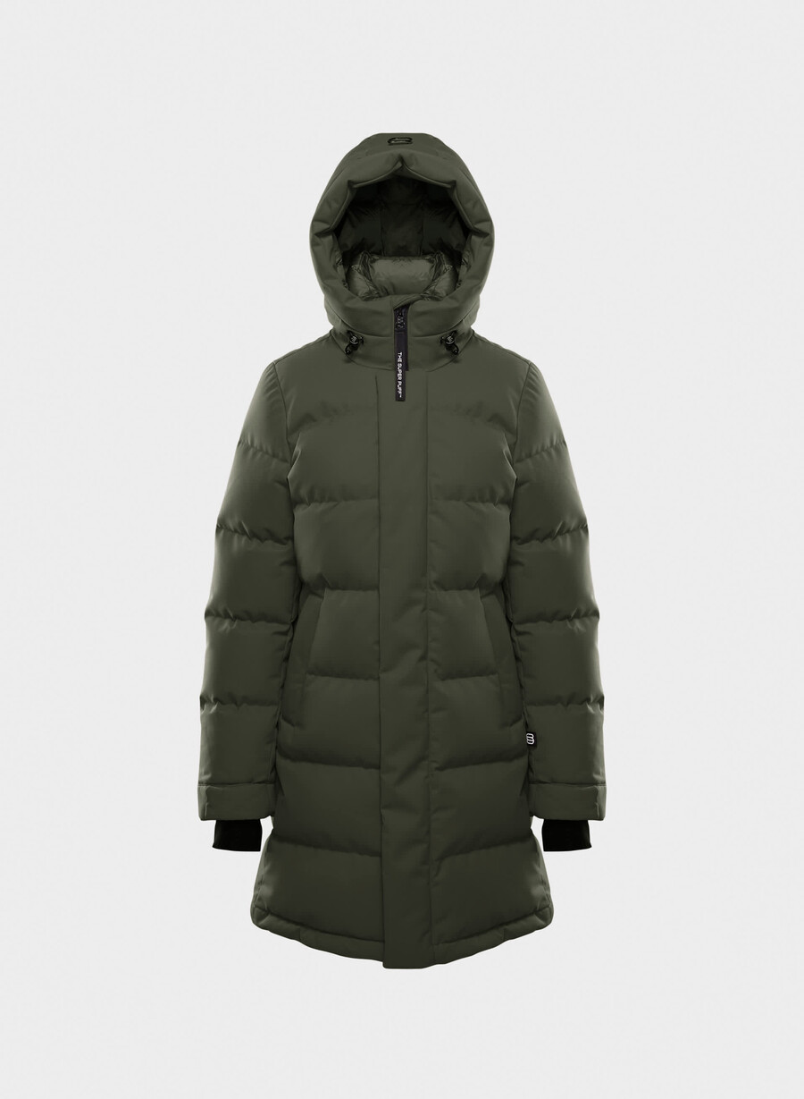 super arctic parka mid - arctic twill flintgrÖn