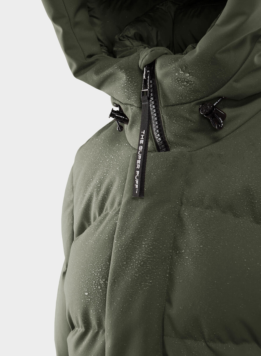 super arctic parka mid - arctic twill flintgrÖn