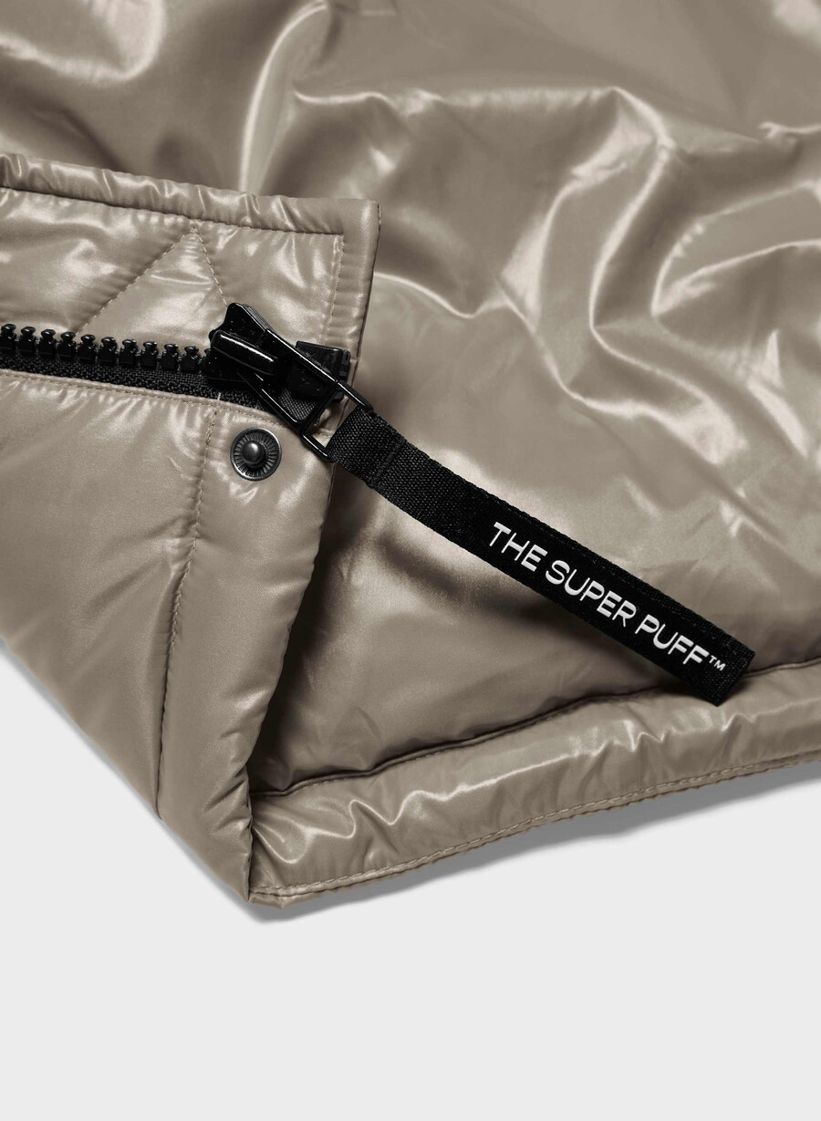 super puff högblank modern taupe