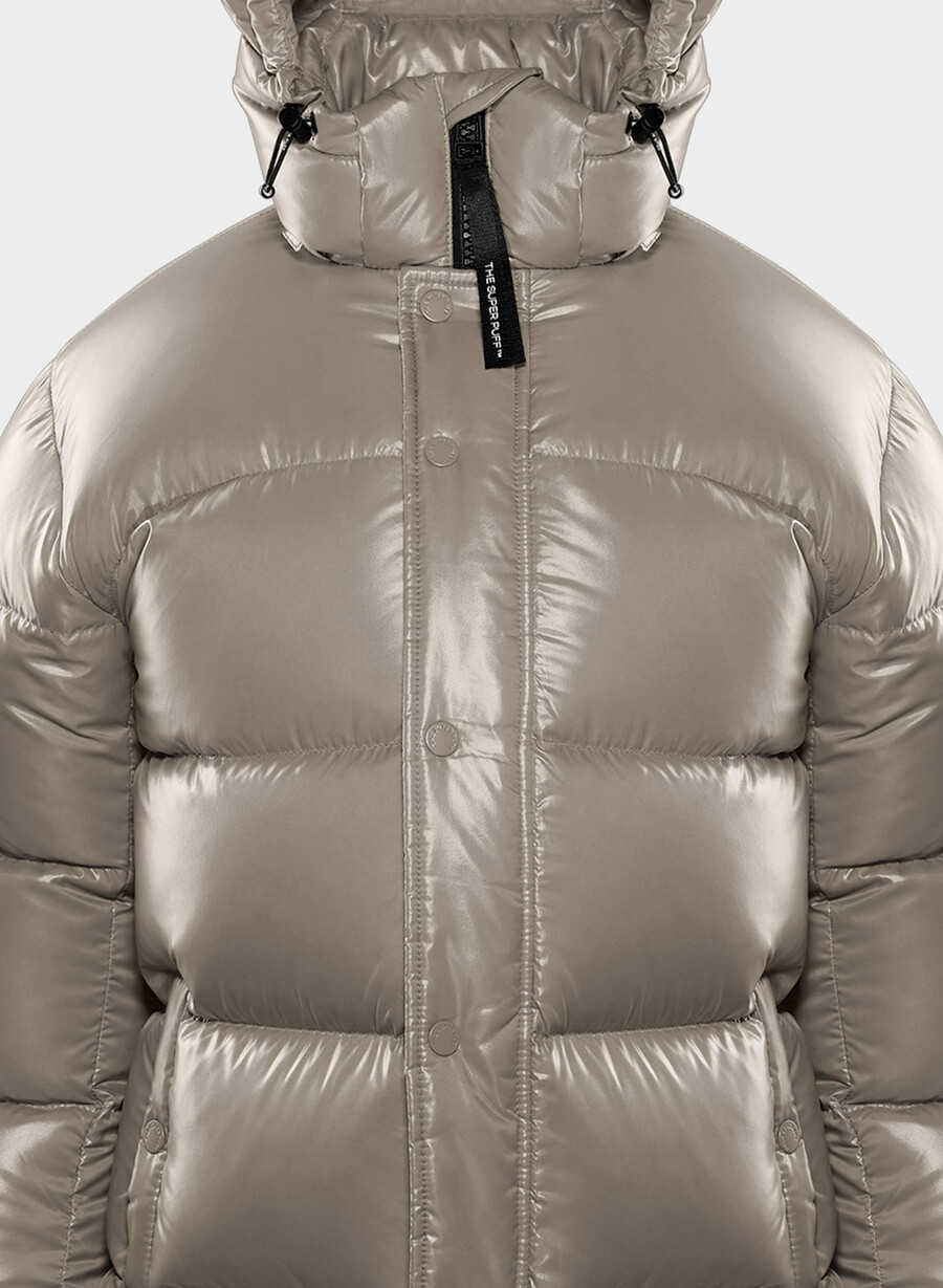 super puff högblank modern taupe