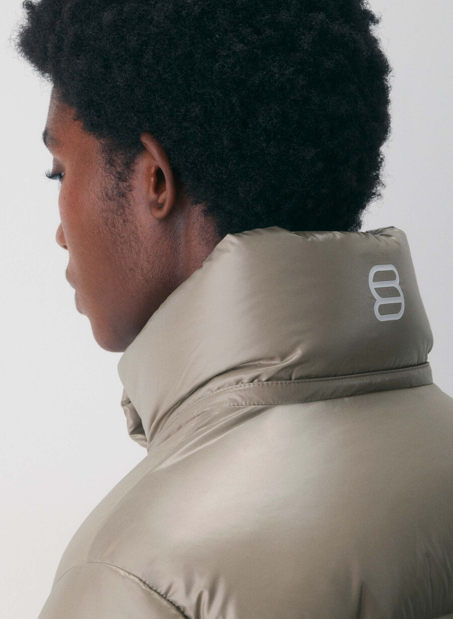 super puff högblank modern taupe