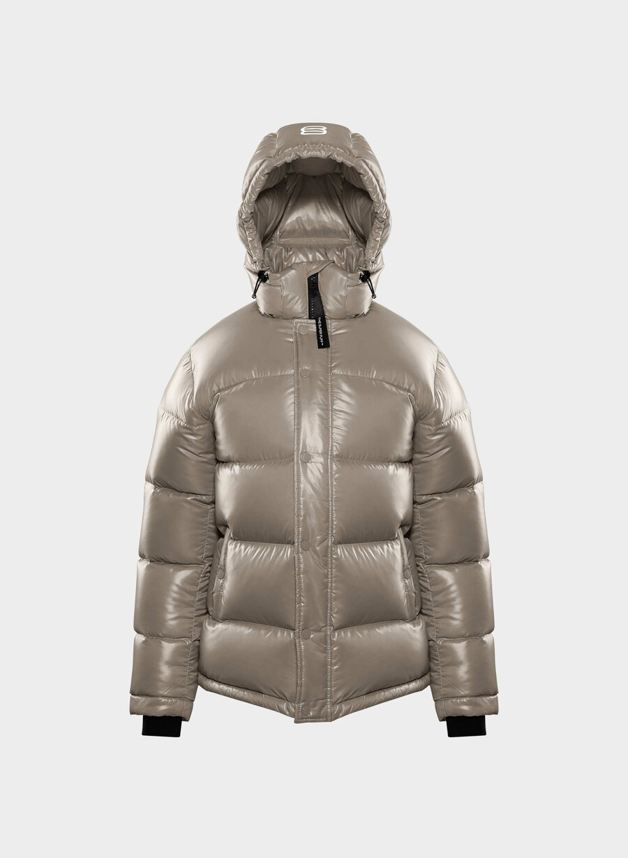 super puff högblank modern taupe