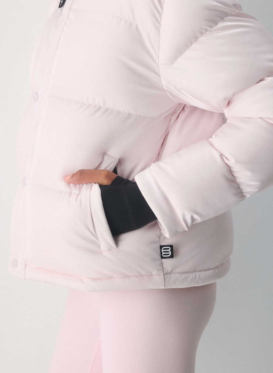 the super puff shorty - flytande glans mochi rosa