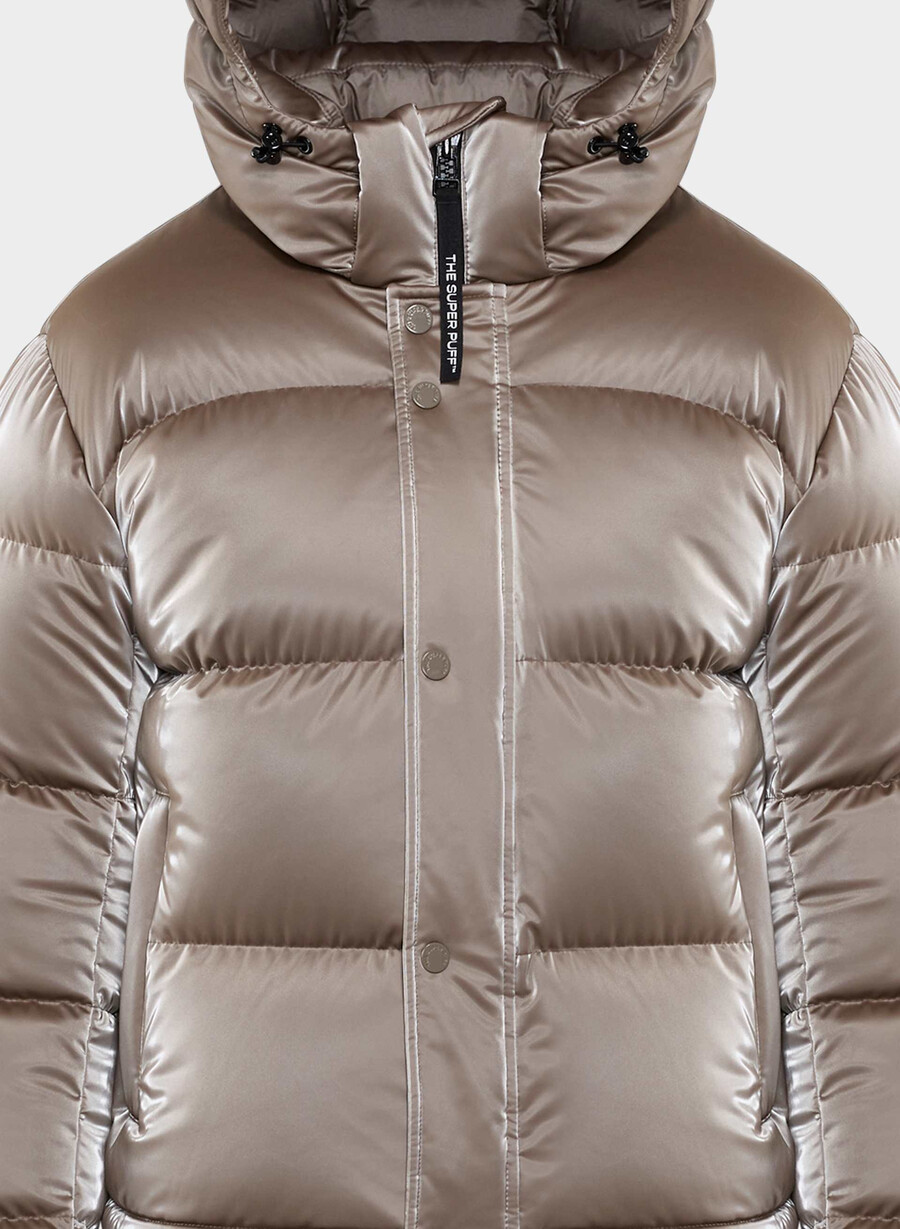 the super puff shorty - flytande glans modern taupe