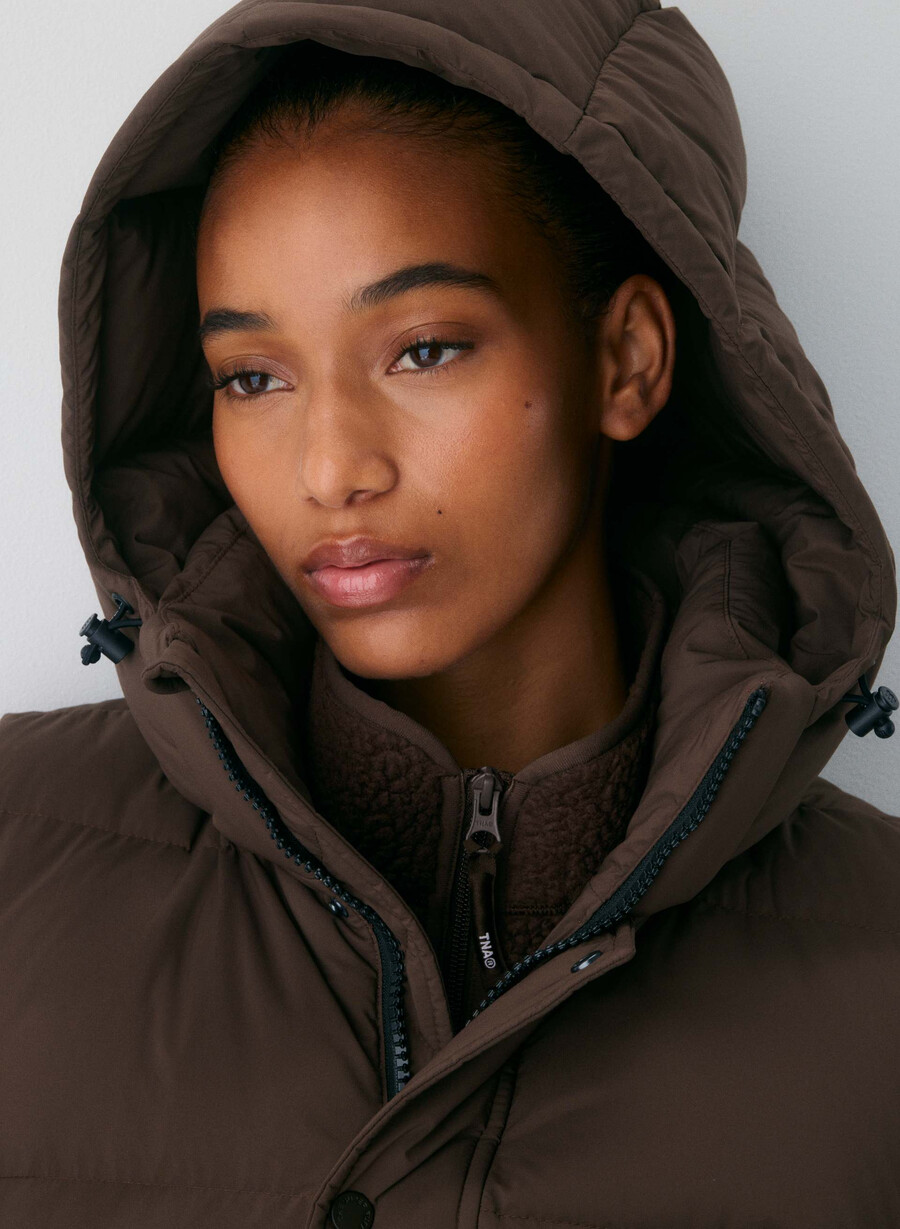 super puff-västen - climatte rich mocha brun