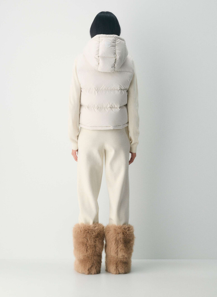 super puff shorty väst - climatte matt pÄrlor